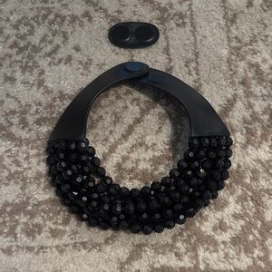 Fairchild Baldwin Black Beaded Necklace